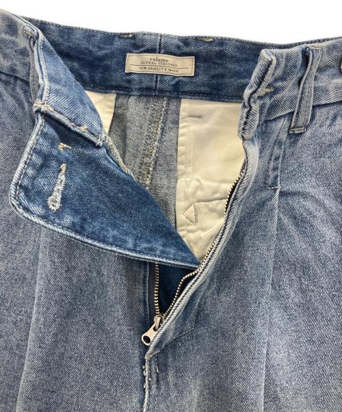 JOURNAL STANDARD relume（ジャーナルスタンダード レリューム）JOURNAL STANDARD relume (ジャーナルスタンダード レリューム) ワイドデニムパンツ ブルー サイズ:Sの古着・服飾アイテム