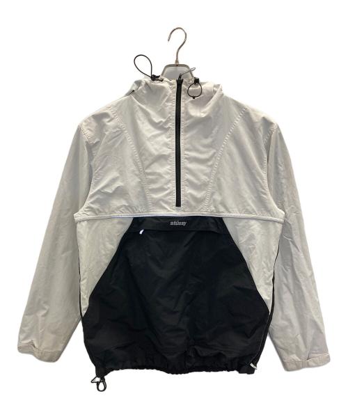 stussy（ステューシー）stussy (ステューシー) Reflective Sports Pullover アイボリー サイズ:XLの古着・服飾アイテム