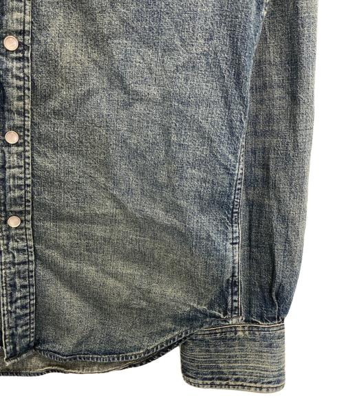 RRL（ダブルアールエル）RRL (ダブルアールエル) デニムウエスタンシャツ インディゴ サイズ:Sの古着・服飾アイテム