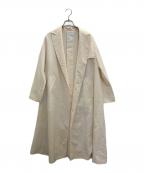 Nobleノーブル）の古着「ライトフルクロスチェスターAラインコート」｜アイボリー