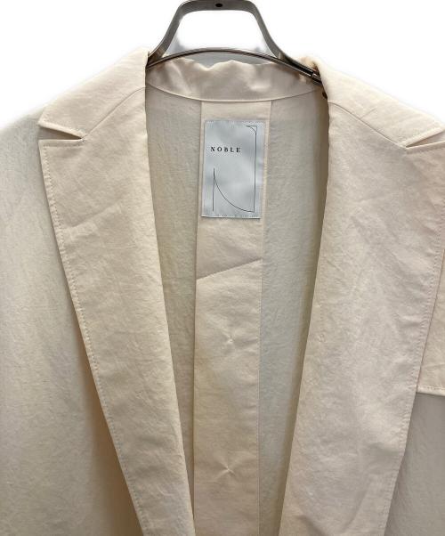 Noble（ノーブル）Noble (ノーブル) ライトフルクロスチェスターAラインコート アイボリー サイズ:表記無しの古着・服飾アイテム
