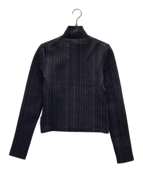MARC JACOBS（マークジェイコブズ）MARC JACOBS (マーク ジェイコブス) リピートロゴハイネックニット チャコールグレー サイズ:XSの古着・服飾アイテム