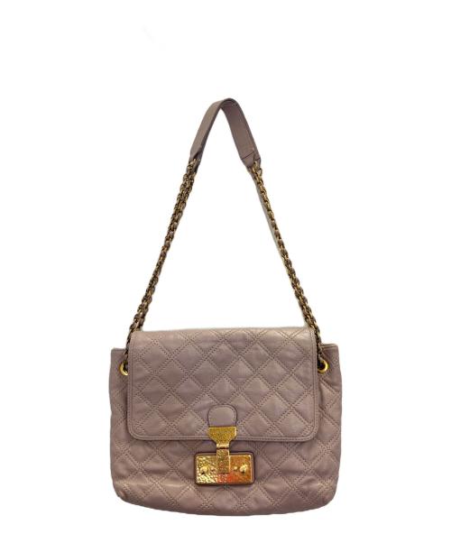 MARC JACOBS（マークジェイコブズ）MARC JACOBS (マーク ジェイコブス) レザーチェーンショルダーバッグ ピンクの古着・服飾アイテム