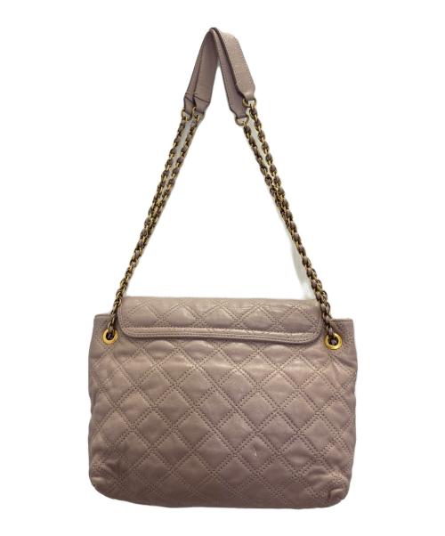 MARC JACOBS（マークジェイコブズ）MARC JACOBS (マーク ジェイコブス) レザーチェーンショルダーバッグ ピンクの古着・服飾アイテム