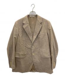 AURALEE（オーラリー）の古着「SUPER FINE TROPICAL WOOL JACKET（スーパーファイントロピカルウールジャケット）」｜ベージュ