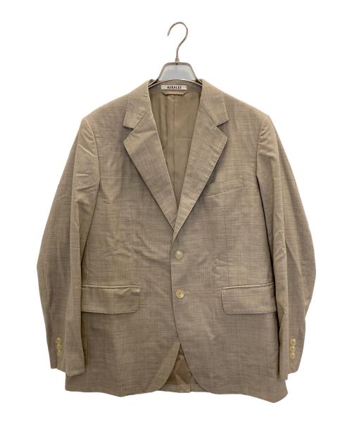 AURALEE（オーラリー）AURALEE (オーラリー) SUPER FINE TROPICAL WOOL JACKET（スーパーファイントロピカルウールジャケット） ベージュ サイズ:3の古着・服飾アイテム