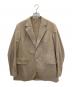 AURALEE（オーラリー）の古着「SUPER FINE TROPICAL WOOL JACKET（スーパーファイントロピカルウールジャケット）」｜ベージュ