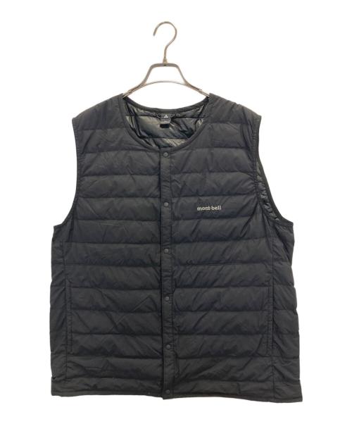 mont-bell（モンベル）mont-bell (モンベル) Superior Down Round Neck Vest ブラック サイズ:XLの古着・服飾アイテム