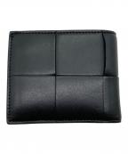 BOTTEGA VENETAボッテガベネタ）の古着「カセット コインパース付き二つ折りウォレット」｜ブラック