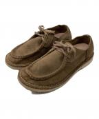 BIRKENSTOCKビルケンシュトック）の古着「スウェードモカシンシューズ」｜ブラウン