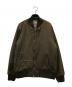 stussy（ステューシー）の古着「ロゴ刺繍フライトジャケット」｜オリーブ