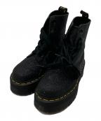 Dr.Martensドクターマーチン）の古着「グリッター厚底6ホールブーツ」｜ブラック