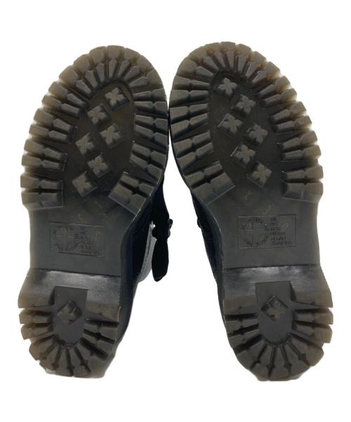 Dr.Martens（ドクターマーチン）Dr.Martens (ドクターマーチン) グリッター厚底6ホールブーツ ブラック サイズ:22の古着・服飾アイテム