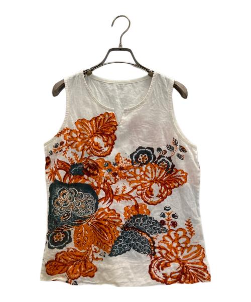 Pal'las Palace（パラスパレス）Pal'las Palace (パラスパレス) ノースリーブブラウス ベージュ サイズ:Lの古着・服飾アイテム