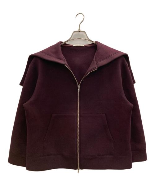 BEAUTY&YOUTH（ビューティーアンドユース）BEAUTY&YOUTH (ビューティーアンドユース) フロントジップ フーディーパーカー パープル サイズ:Sの古着・服飾アイテム