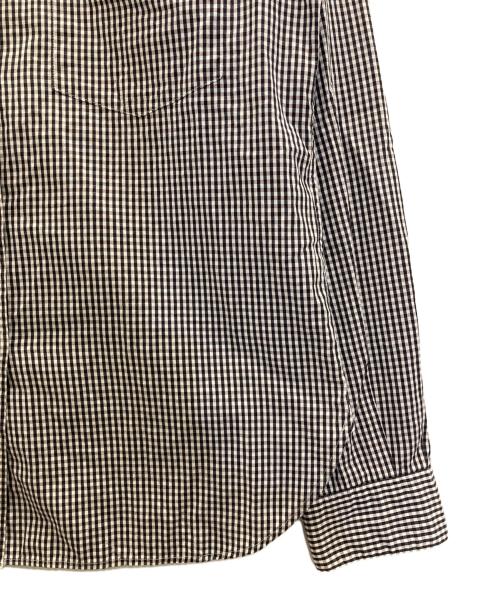 MARGARET HOWELL（マーガレットハウエル）MARGARET HOWELL (マーガレットハウエル) ギンガムチェックシャツ ブラック サイズ:1の古着・服飾アイテム