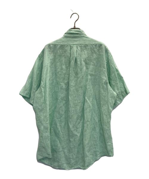 BROOKS BROTHERS（ブルックスブラザーズ）BROOKS BROTHERS (ブルックスブラザーズ) LINEN S/S B.D. グリーン サイズ:XLの古着・服飾アイテム