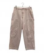 Casper John AIVERキャスパージョンアイバー）の古着「ダブルニーデニムパンツ」｜ピンク