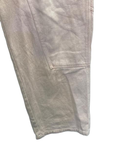 Casper John AIVER（キャスパージョンアイバー）CASPER JOHN AIVER (キャスパージョンアイバー) ダブルニーデニムパンツ ピンク サイズ:Mの古着・服飾アイテム