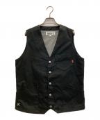 BLUCO WORK GARMENTブルコ ワーク ガーメント）の古着「ワークベスト」｜ブラック