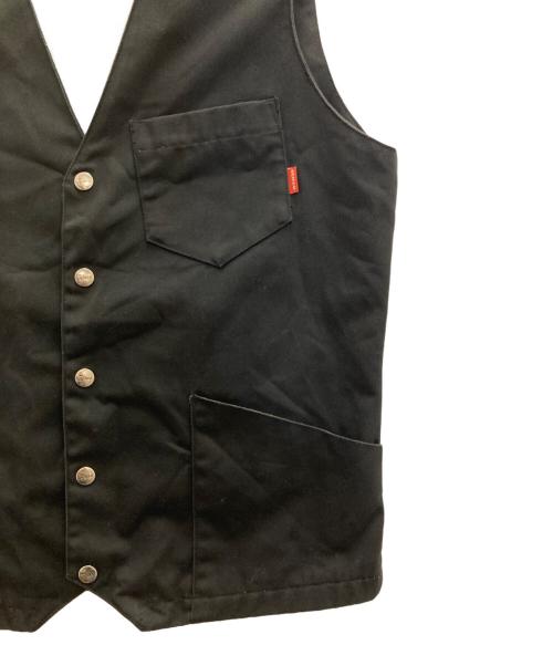 BLUCO WORK GARMENT（ブルコ ワーク ガーメント）BLUCO WORK GARMENT (ブルコ ワーク ガーメント) ワークベスト ブラック サイズ:Ⅿの古着・服飾アイテム
