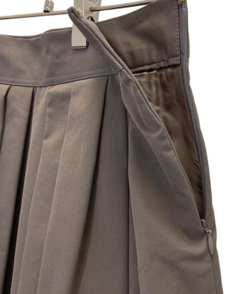 BALLSEY（ボールジィ）BALLSEY (ボールジィ) タスランツイル タック ボリューム スカート グレー サイズ:Sの古着・服飾アイテム