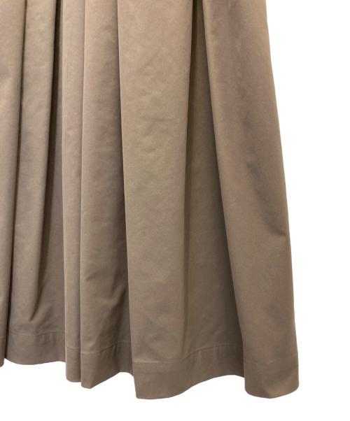 BALLSEY（ボールジィ）BALLSEY (ボールジィ) タスランツイル タック ボリューム スカート グレー サイズ:Sの古着・服飾アイテム