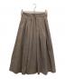 BALLSEY（ボールジィ）の古着「タスランツイル タック ボリューム スカート」｜グレー