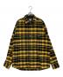 THE NORTH FACE（ザ ノース フェイス）の古着「ロングスリーブストレッチフランネルシャツ」｜イエロー