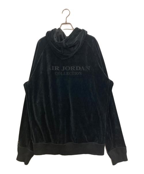 JORDAN（ジョーダン）JORDAN (ジョーダン) ベロアパーカー ブラック サイズ:XLの古着・服飾アイテム