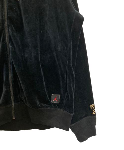 JORDAN（ジョーダン）JORDAN (ジョーダン) ベロアパーカー ブラック サイズ:XLの古着・服飾アイテム
