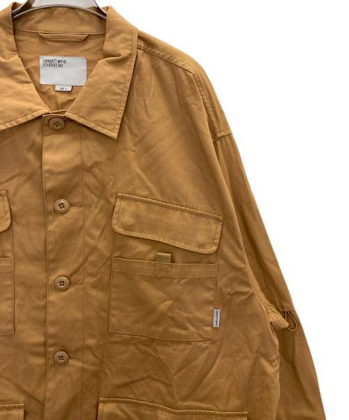 Carhartt WIP（カーハート ワークインプログレス）Carhartt WIP (カーハート ワークインプログレス) CALLUM SHIRT JAC ベージュ サイズ:Lの古着・服飾アイテム