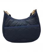 LeSportsacレスポートサック）の古着「CHAIN N/S CONV HOBOディープシーブルーキルト」｜ネイビー