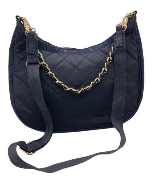 LeSportsac（レスポートサック）LeSportsac (レスポートサック) CHAIN N/S CONV HOBOディープシーブルーキルト ネイビーの古着・服飾アイテム