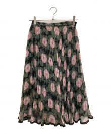 M'S GRACY（エムズグレイシー）の古着「プリーツローズスカート」｜ブラック