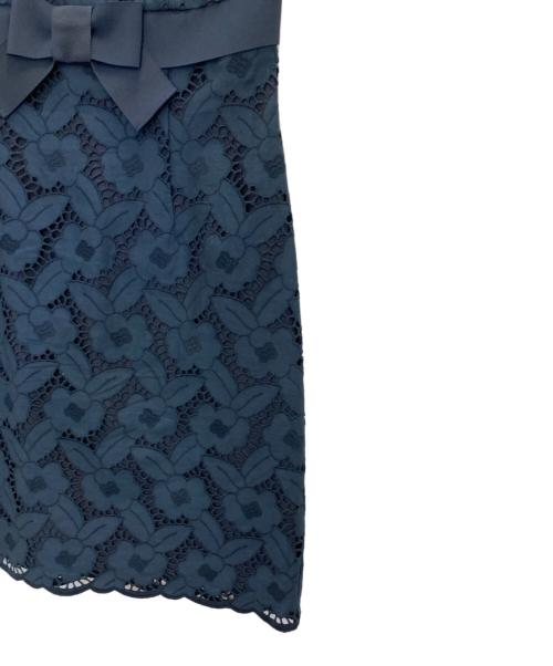 M'S GRACY（エムズグレイシー）M'S GRACY (エムズグレイシー) レースＮ/Ｓワンピース ネイビー サイズ:38の古着・服飾アイテム