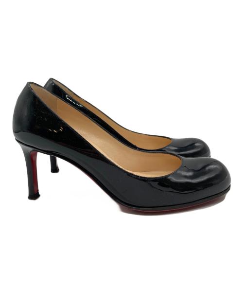 Christian Louboutin（クリスチャン・ルブタン）Christian Louboutin (クリスチャン・ルブタン) simple pump patent calf ブラック サイズ:23の古着・服飾アイテム