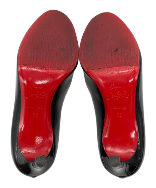 Christian Louboutin（クリスチャン・ルブタン）Christian Louboutin (クリスチャン・ルブタン) simple pump patent calf ブラック サイズ:23の古着・服飾アイテム