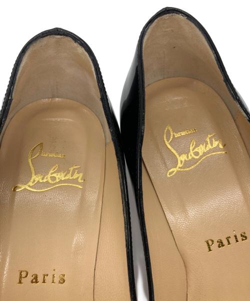 Christian Louboutin（クリスチャン・ルブタン）Christian Louboutin (クリスチャン・ルブタン) simple pump patent calf ブラック サイズ:23の古着・服飾アイテム
