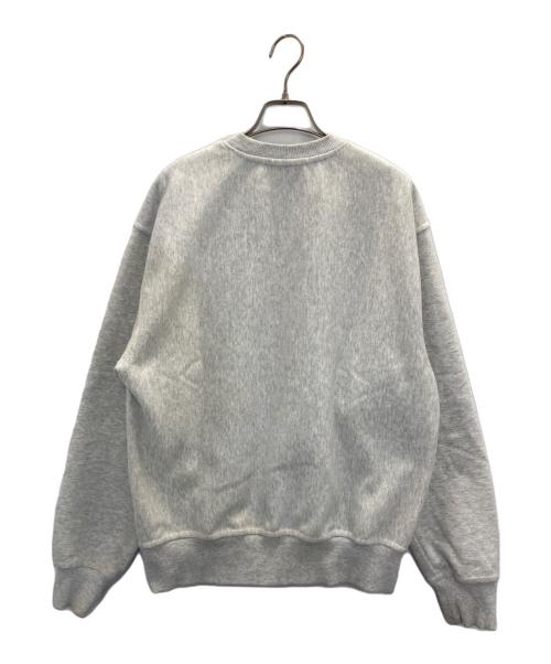 stussy（ステューシー）stussy (ステューシー) LETTERMAN CREW グレー サイズ:Sの古着・服飾アイテム