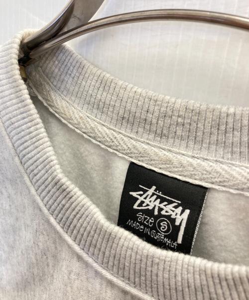 stussy（ステューシー）stussy (ステューシー) LETTERMAN CREW グレー サイズ:Sの古着・服飾アイテム