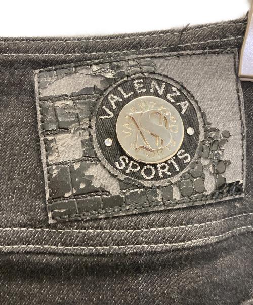 valenza po sports（バレンザ ポー スポーツ）valenza po sports (バレンザ ポー スポーツ) フリンジデニムスカート インディゴ サイズ:40の古着・服飾アイテム