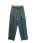 CULLNI（クルニ）の古着「Chambray Twill Patch Pocket Wide Pants」｜グリーン