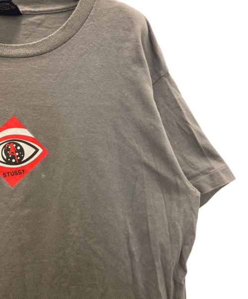 OLD STUSSY（オールドステューシー）OLD STUSSY (オールドステューシー) 半袖カットソー グレー サイズ:Ⅼの古着・服飾アイテム
