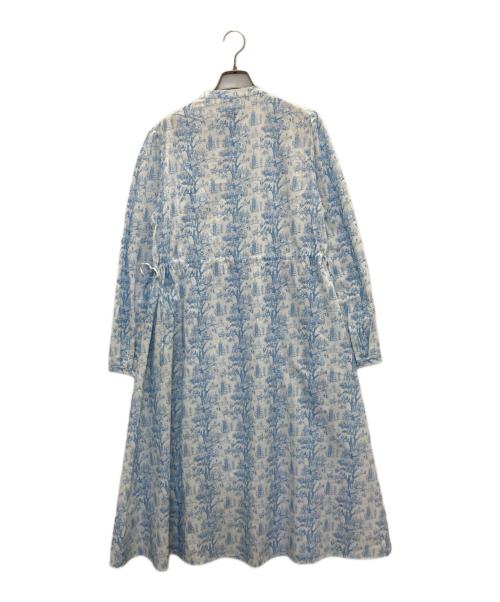 MOOMIN（ムーミン）MOOMIN (ムーミン) kippis パイピングワンピース スカイブルー サイズ:FREEの古着・服飾アイテム