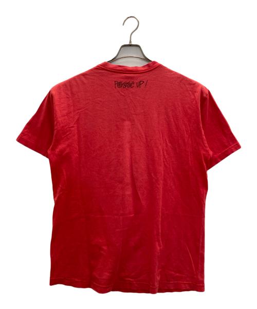 stussy（ステューシー）stussy (ステューシー) ビッグスカルTee レッド サイズ:Ⅼの古着・服飾アイテム