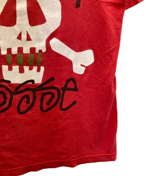 stussy（ステューシー）stussy (ステューシー) ビッグスカルTee レッド サイズ:Ⅼの古着・服飾アイテム