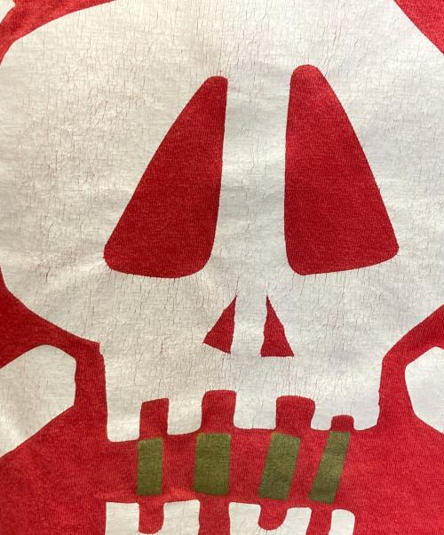 stussy（ステューシー）stussy (ステューシー) ビッグスカルTee レッド サイズ:Ⅼの古着・服飾アイテム