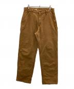 CarHarttカーハート）の古着「Dungaree fit　裏付ペインターパンツ」｜ブラウン