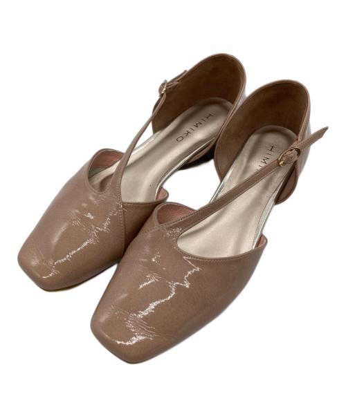 卑弥呼（ヒミコ）卑弥呼 (ヒミコ) 斜めストラップセパレートパンプス ピンク サイズ:23cmの古着・服飾アイテム